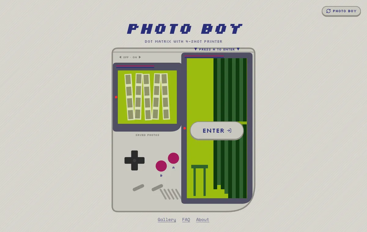 Photo Boy handheld theme